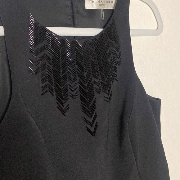Trina Turk Little Black Dress - Size 6 - Picture 3 of 11